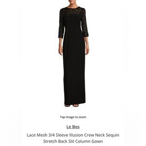 Elegant Black Evening Gown
